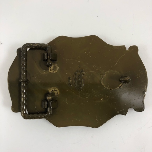 Rain Tree deer belt buckle - Picture 3 of 6